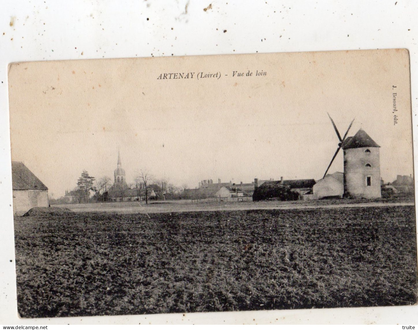 ARTENAY VUE DE LOIN ( MOULIN) - Artenay