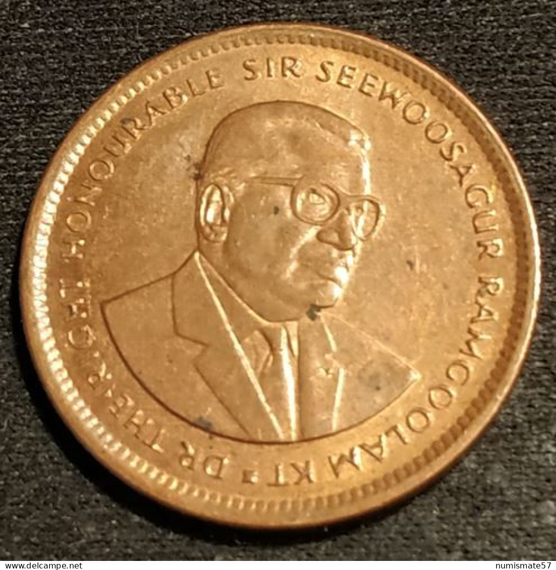 ILE MAURICE - MAURITIUS - 5 CENTS 1996 - Sir Seewoosagur Ramgoolam - KM 52 - Mauricio