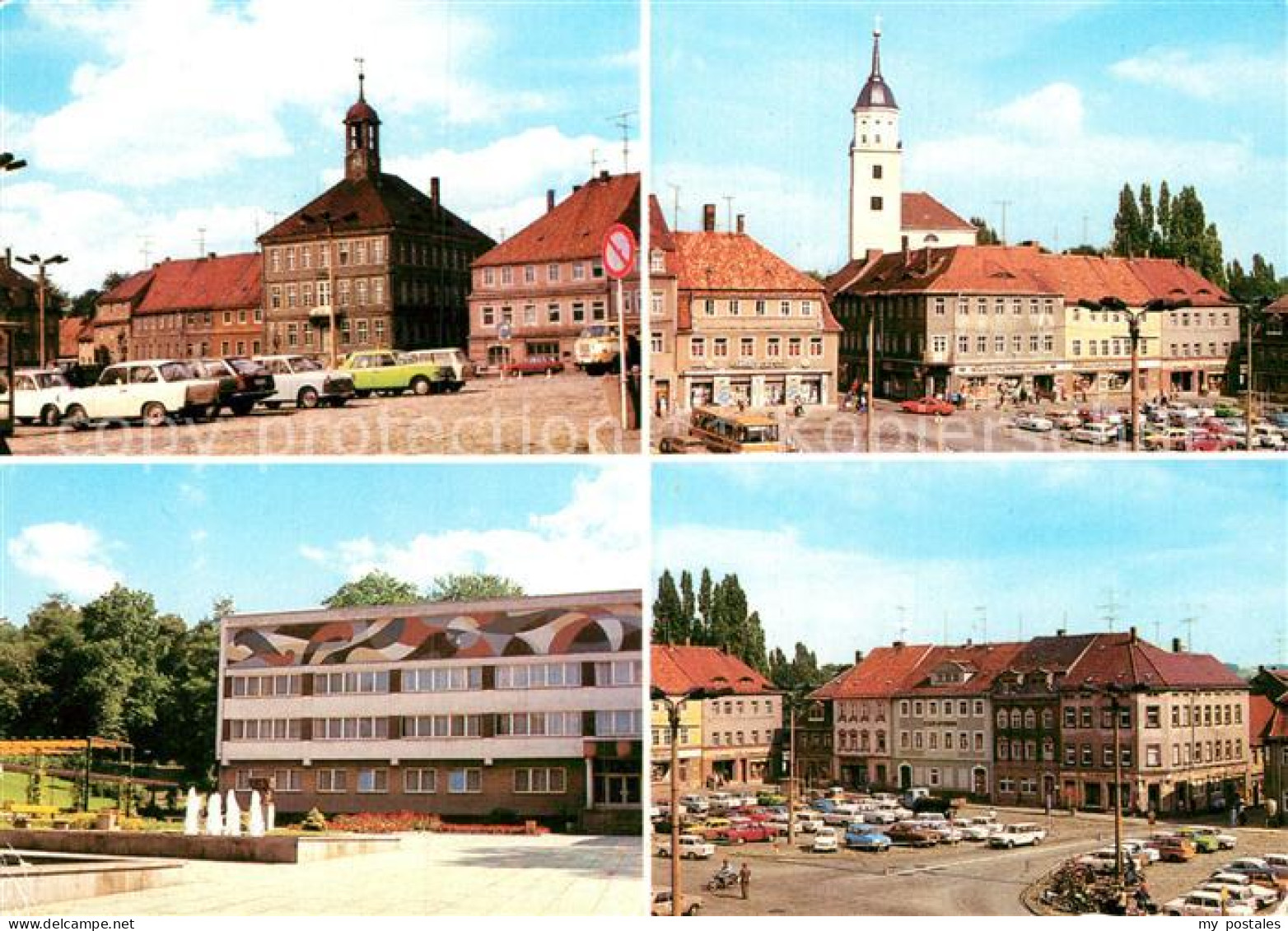 73012050 Bischofswerda Rathaus Stadtkirche Kreiskulturhaus Bertolt Brecht Bischo - Bischofswerda