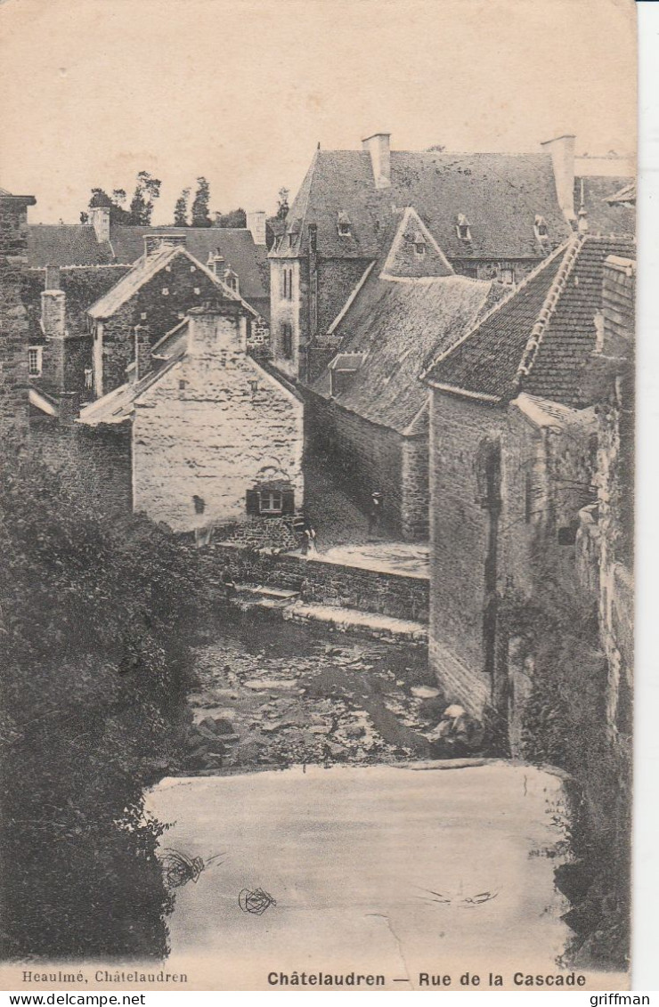 CHATELAUDREN RUE DE LA CASCADE 1903 PRECURSEUR - Châtelaudren