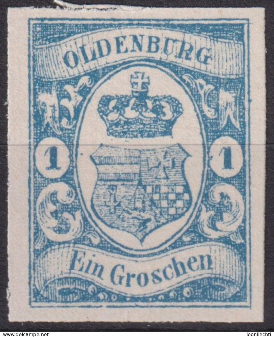 Oldenburg Staatswappen 1859, 1 Gr. Mi: Nr. 6 " REPLIK " - Oldenbourg