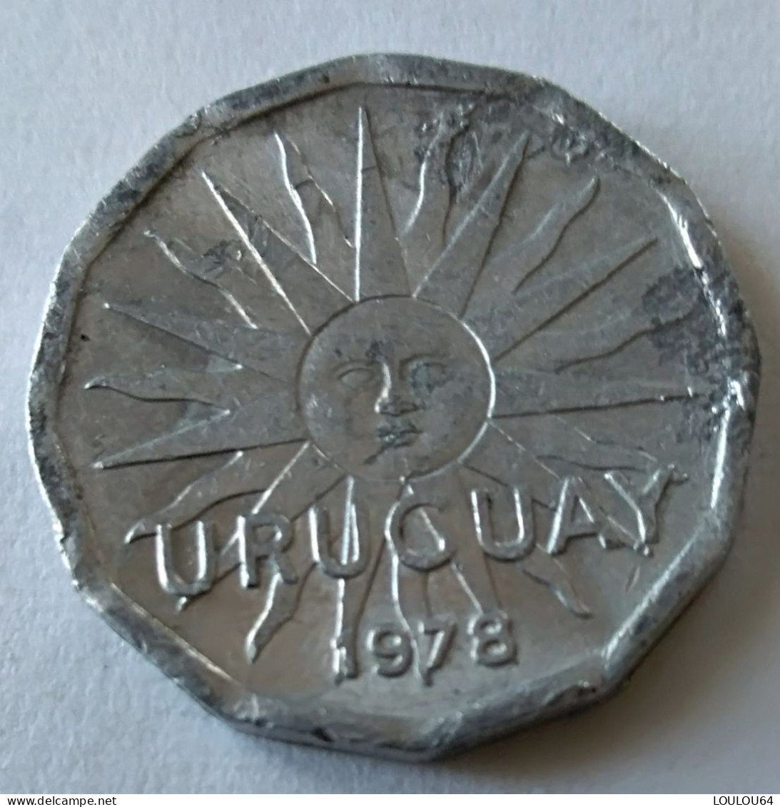 URUGUAY - 2 Centesimos 1978- Soleil - - Uruguay