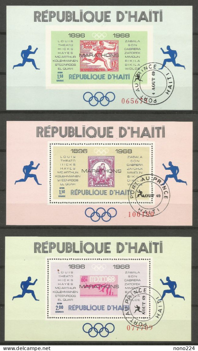 3 Blocs De 1968 ( Haïti ) - Haïti