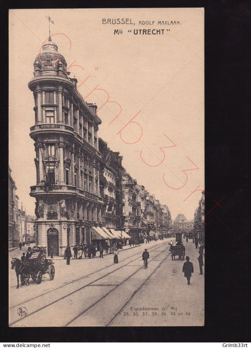 Brussel - Adolf Maxlaan - Mij "Utrecht" - Postkaart - Avenues, Boulevards