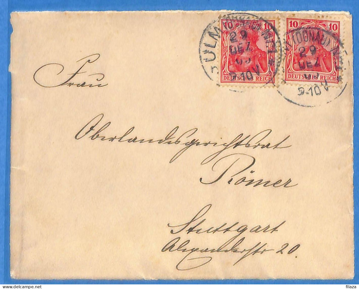 Allemagne Reich 1883 - Lettre De Ulm - G29639 - Brieven En Documenten