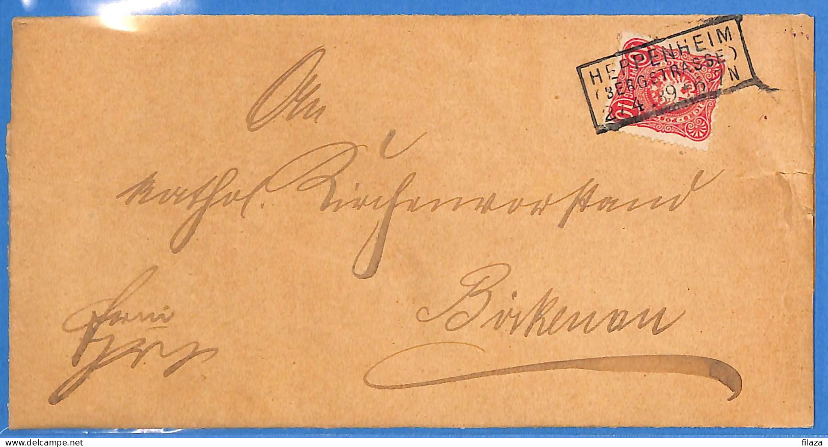 Allemagne Reich 1889 - Lettre De Heppenheim - G29613 - Brieven En Documenten