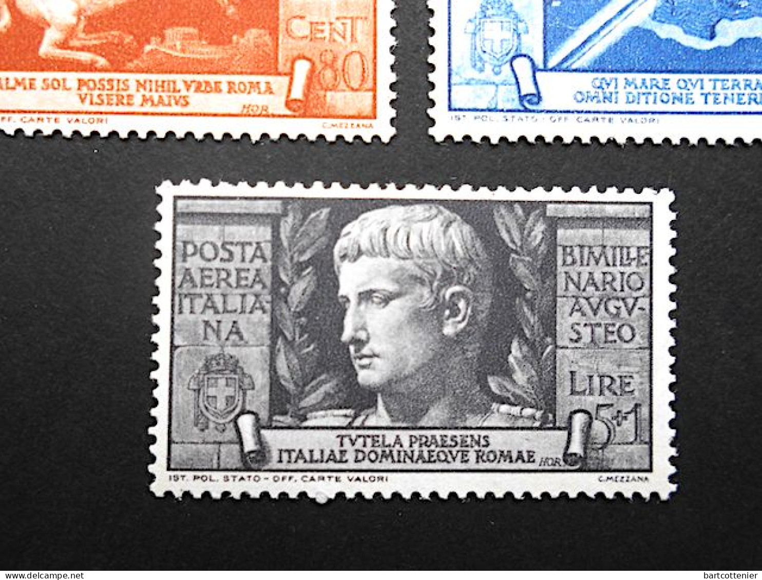 Italia 1937 : Bimillenario Augusteo /  Air Mail Stamps Series Yv 102/6* / Posta Aerea/ MH - Luftpost