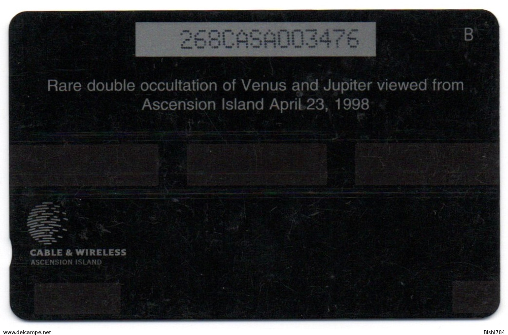 Ascension Island - Rare Double Occultation - 268CASA - Islas Ascensión