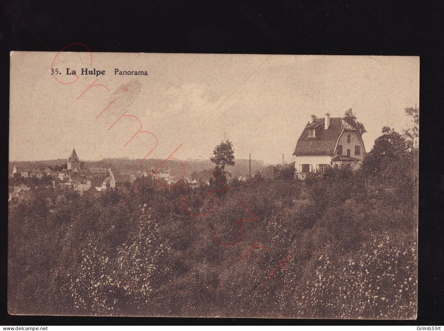 La Hulpe - Panorama - Postkaart - La Hulpe