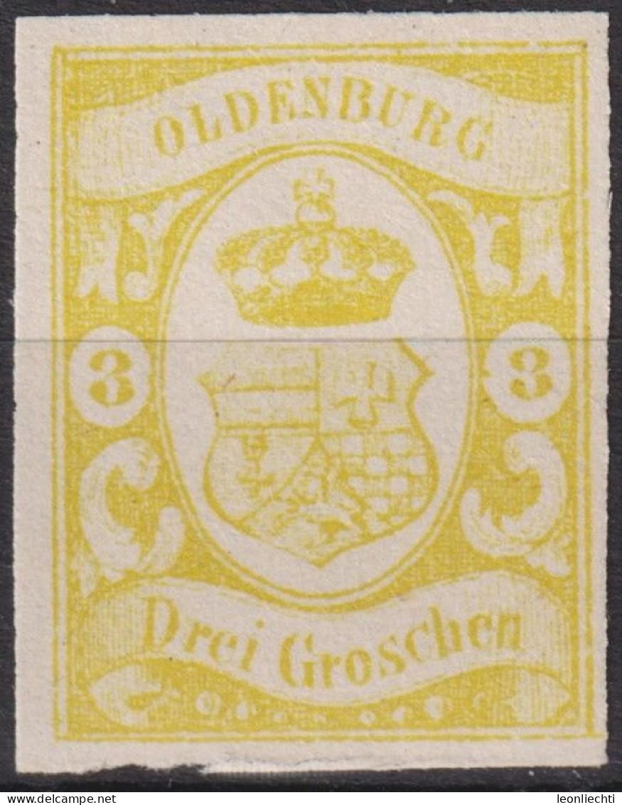 Oldenburg Staatswappen, 3 Gr. " REPLIK " - Oldenbourg