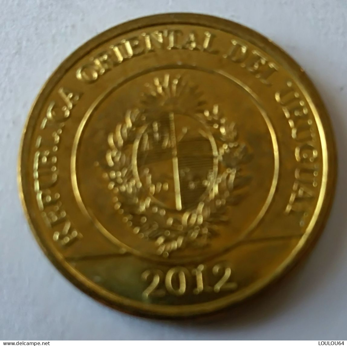 1 Pesos 2012 - Mulita - URUGUAY - - Uruguay