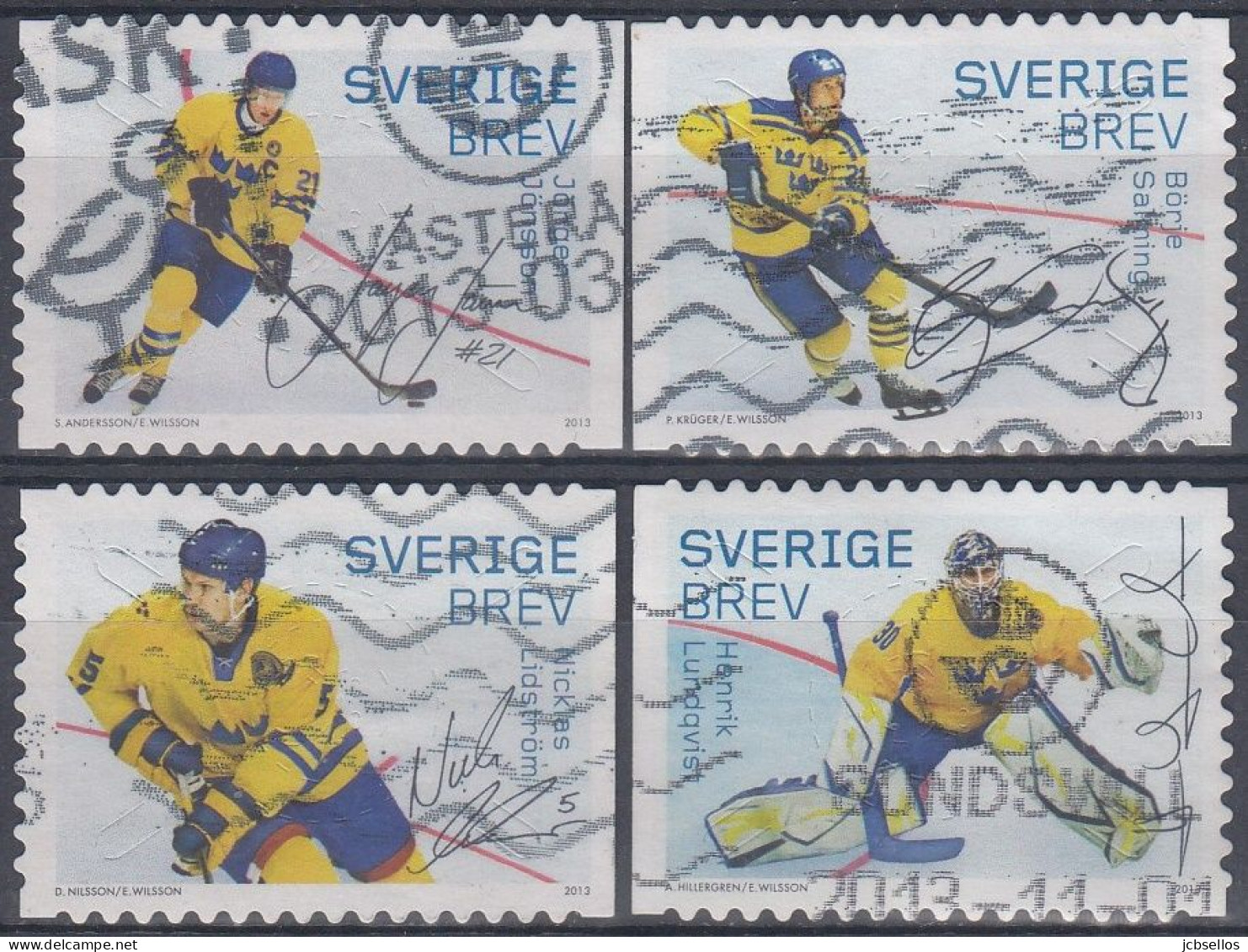 SUECIA 2013 Nº 2903/2906 USADO - Used Stamps