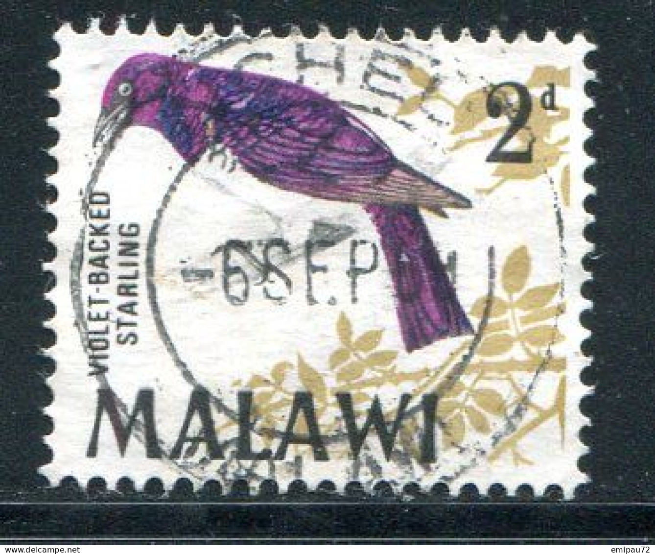 MALAWI- Y&T N°93- Oblitéré (oiseau) - Malawi (1964-...)