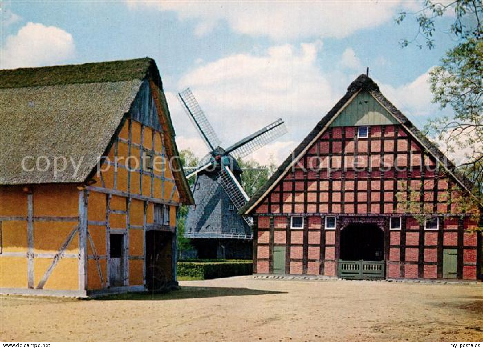 73010315 Cloppenburg Museumsdorf Haakenhof Kappenwindmuehle Und Speicher Cloppen - Cloppenburg