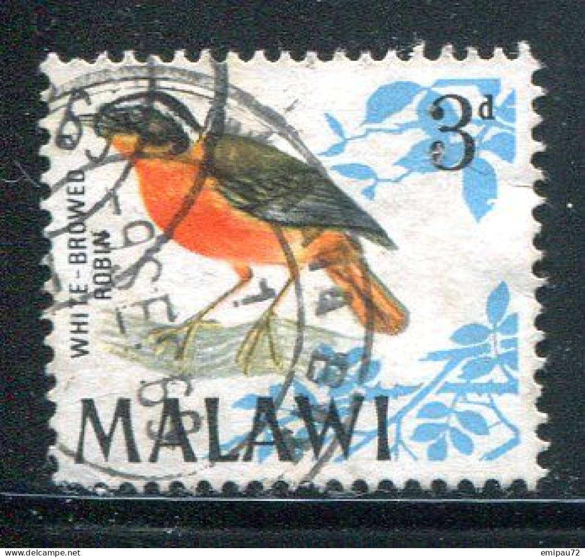 MALAWI- Y&T N°94- Oblitéré (oiseau) - Malawi (1964-...)