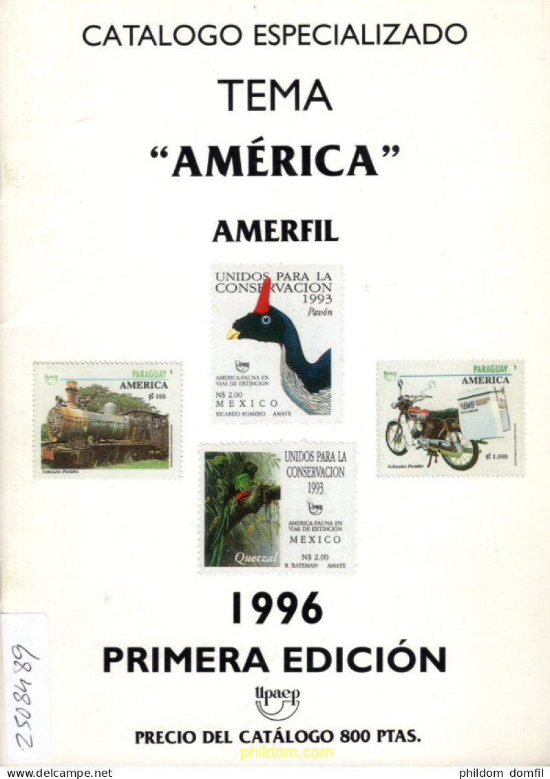 Catalogo Especializado Tema América 1996 (Amerfil) - Topics