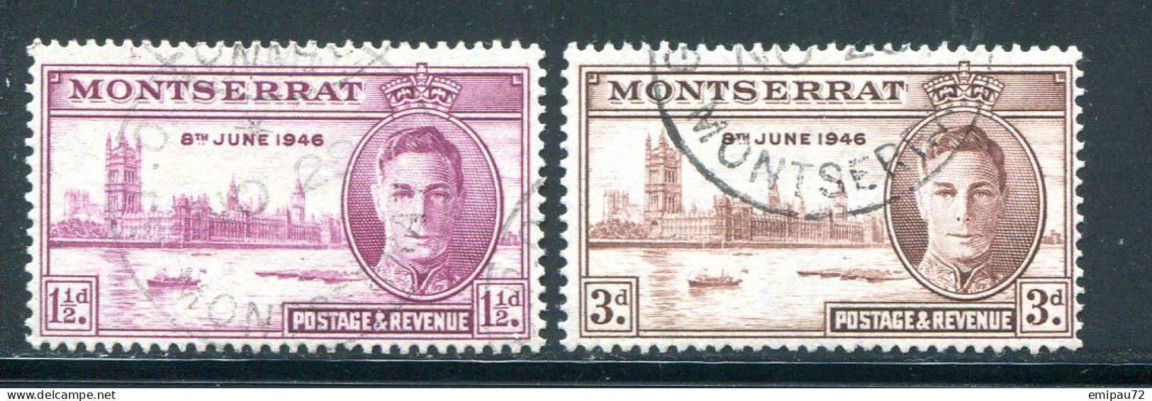 MONTSERRAT- Y&T N°104 Et 105- Oblitérés - Montserrat