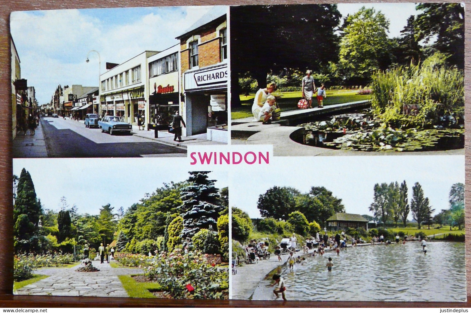 SWINDON REGENT STREET TOWM GARDENS PADDLING POOL. COATE WATER 1966 - Other & Unclassified