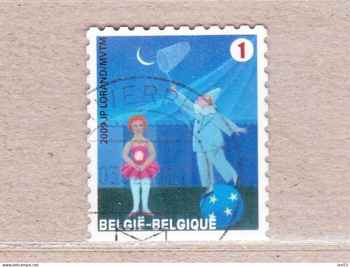 2009 Nr 3934 Gestempeld,zegel Uit Boekje B105.Het Circus / Le Cirque. - Gebraucht