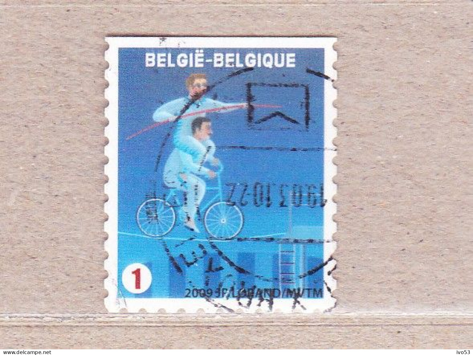 2009 Nr 3930 Gestempeld,zegel Uit Boekje B105.Het Circus / Le Cirque. - Gebraucht