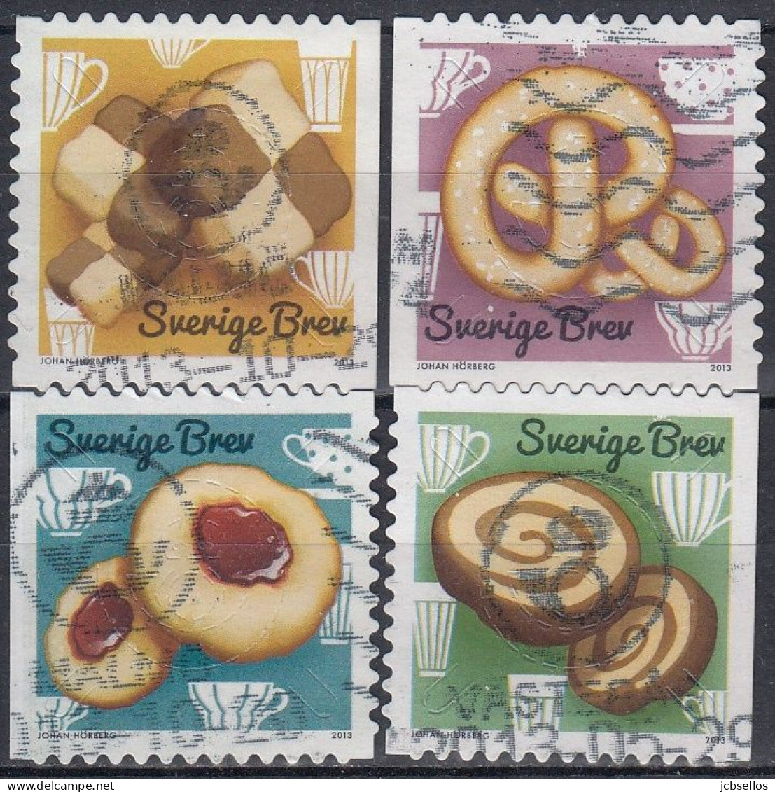 SUECIA 2013 Nº 2917/2920 USADO - Used Stamps