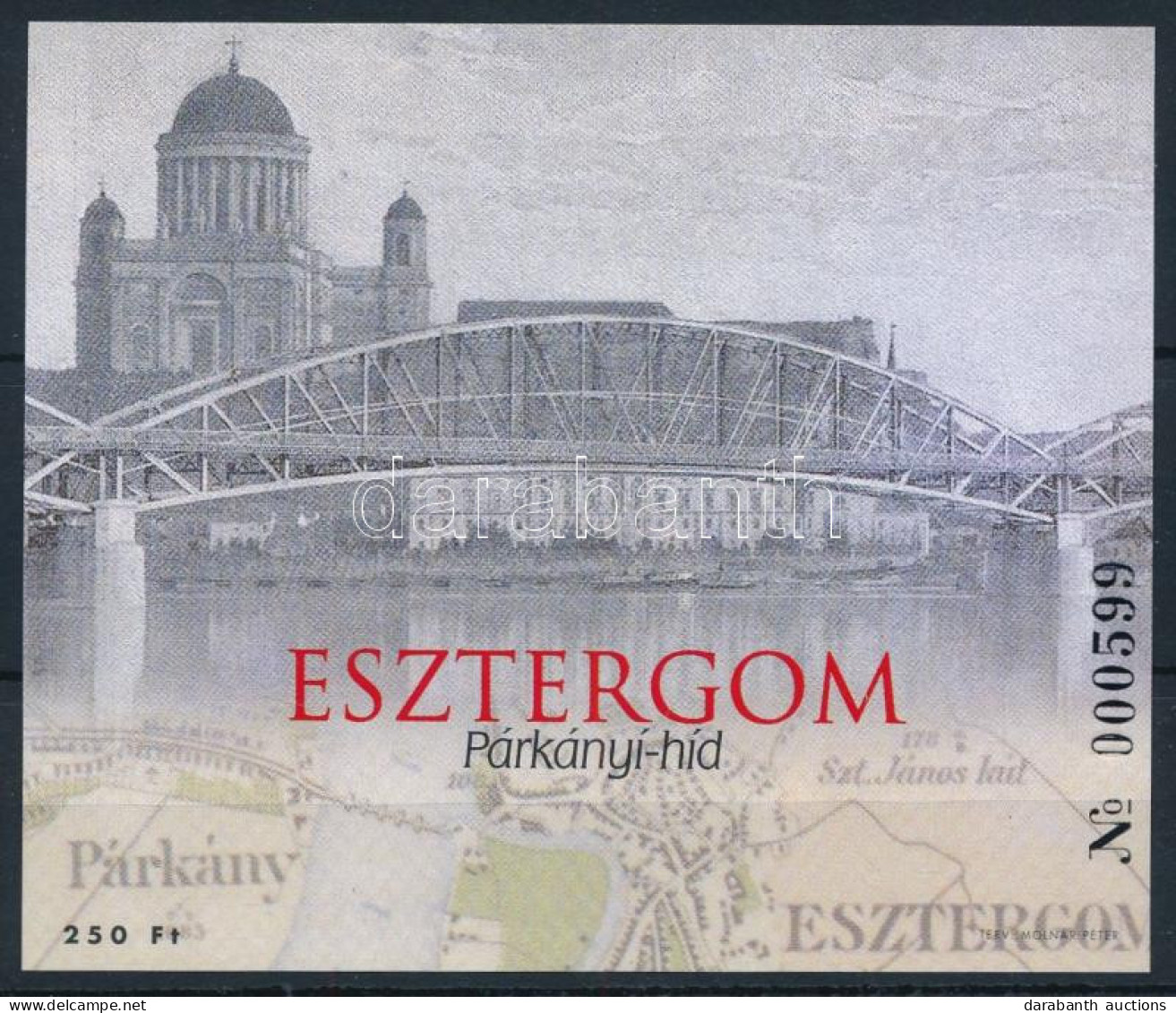 ** 2000/13 Esztergom Párkányi-híd Emlékív - Andere & Zonder Classificatie