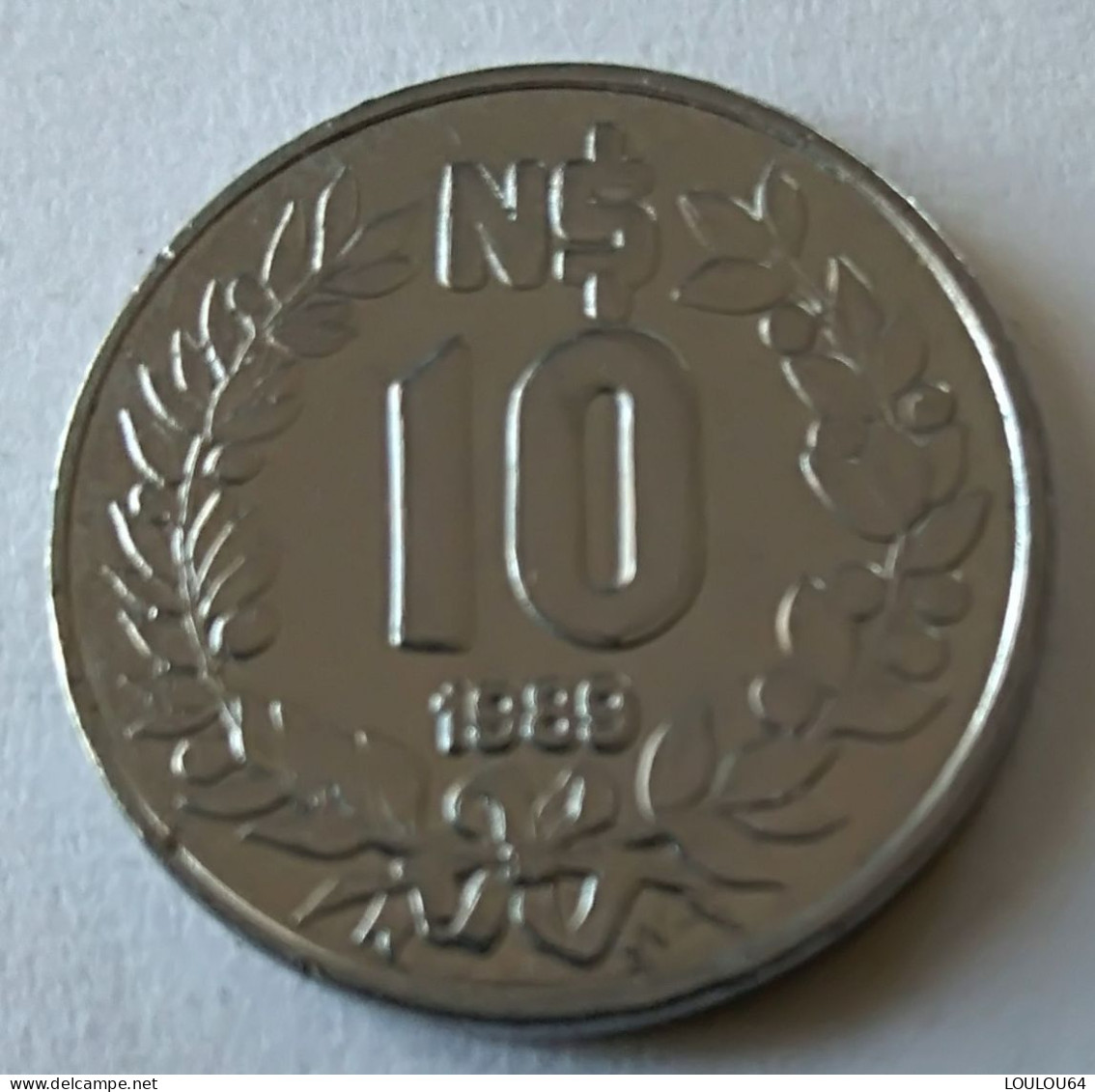 URUGUAY - 10 Nouveaux Pesos 1989 - - Uruguay