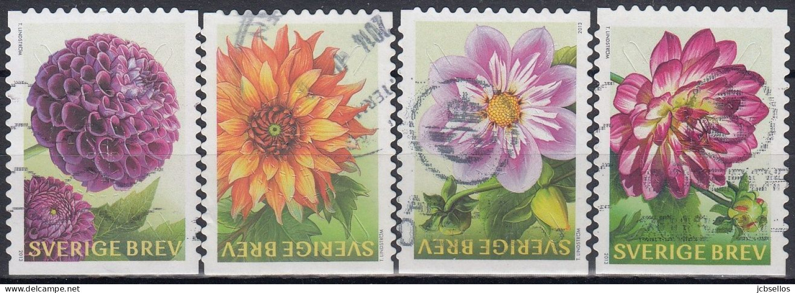 SUECIA 2013 Nº 2923/2926 USADO - Used Stamps