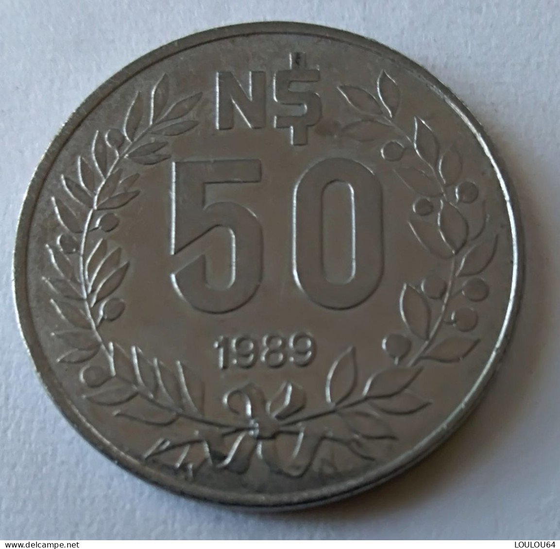 URUGUAY - 50 Nouveaux Pesos 1989 - - Uruguay