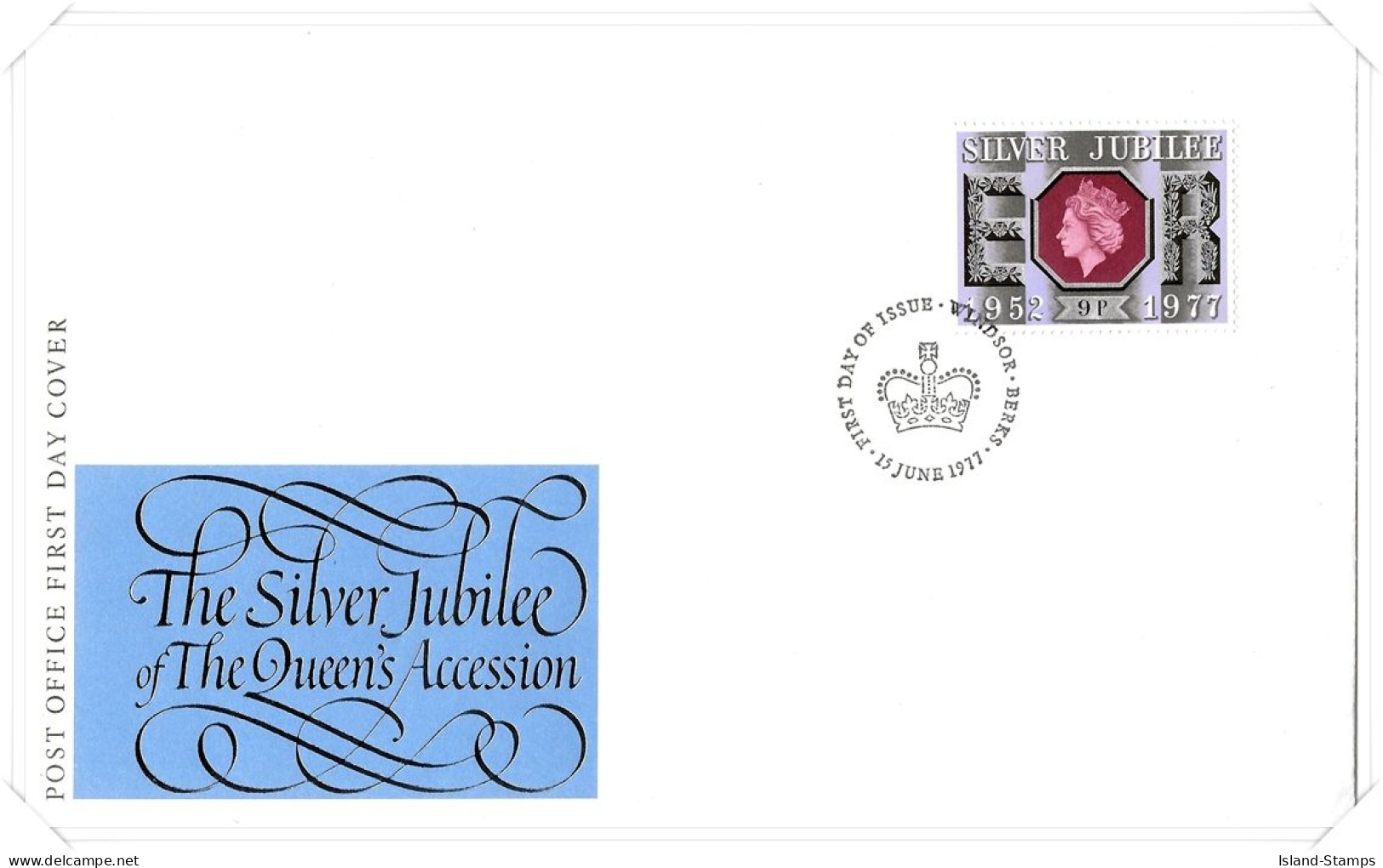 1977 Silver Jubilee (5) Unaddressed FDC Tt - 1971-80 Ediciones Decimal