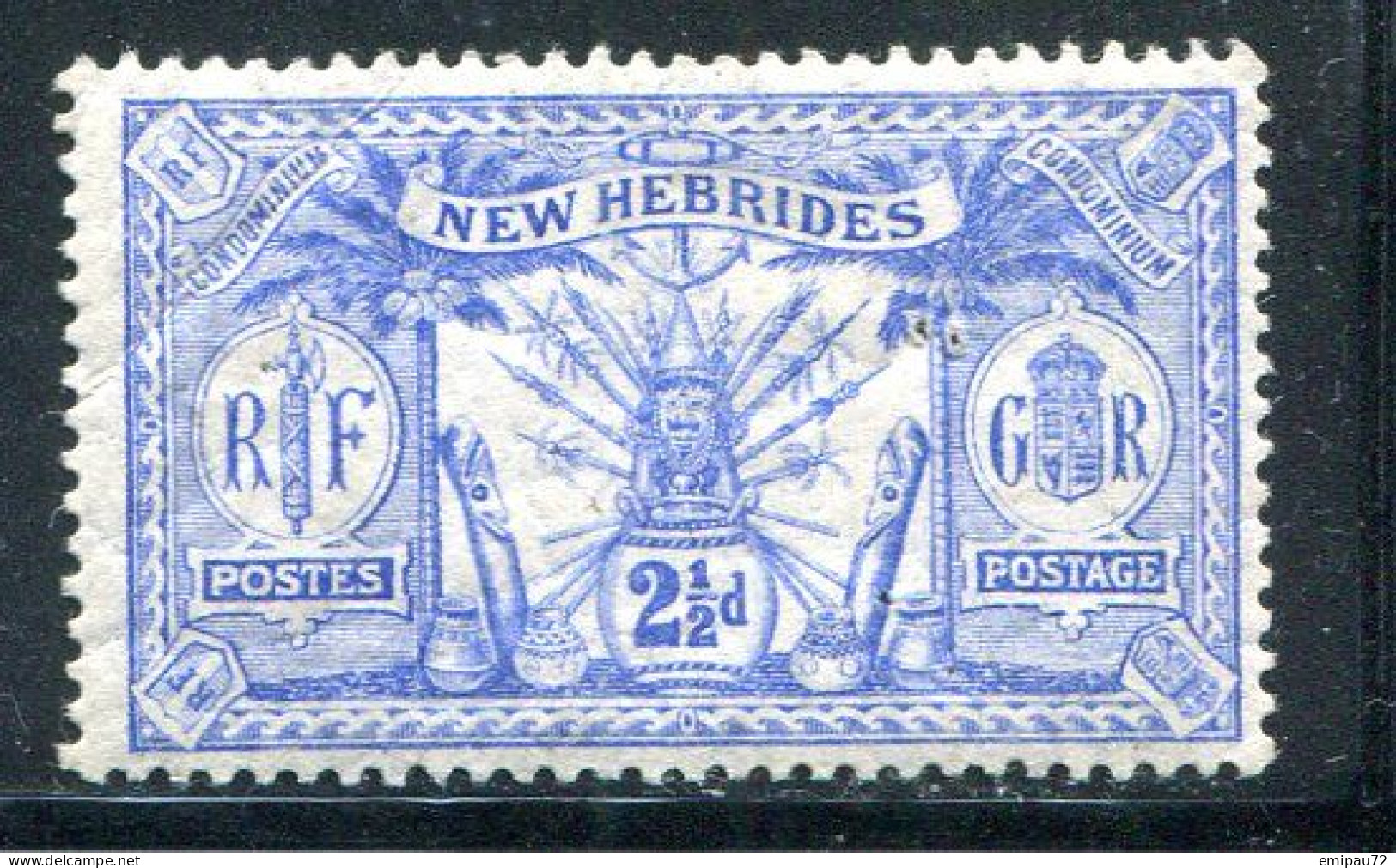 NOUVELLES HEBRIDES- Y&T N°52- Neuf Avec Charnière * - Unused Stamps