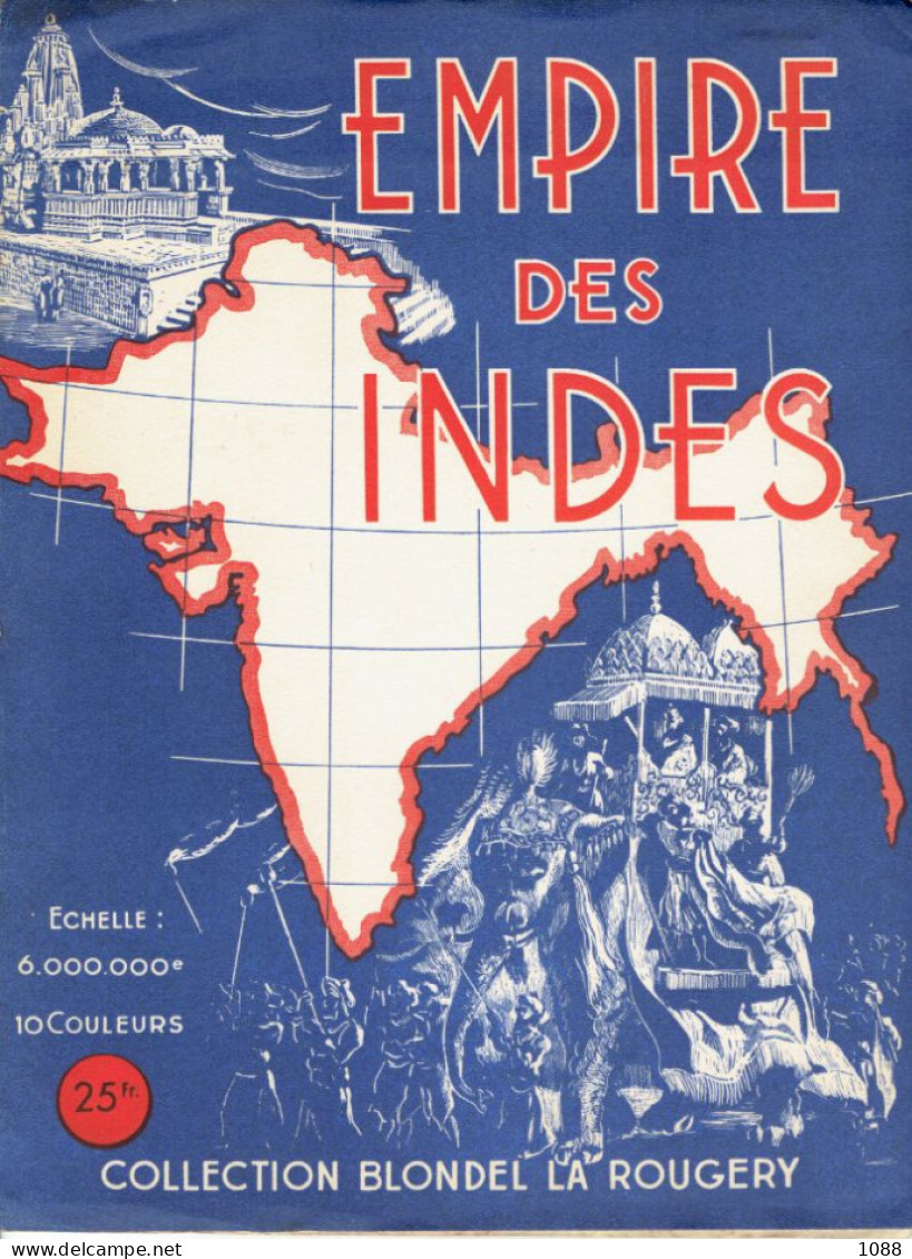 EMPIRE Des INDES - Cartes Routières