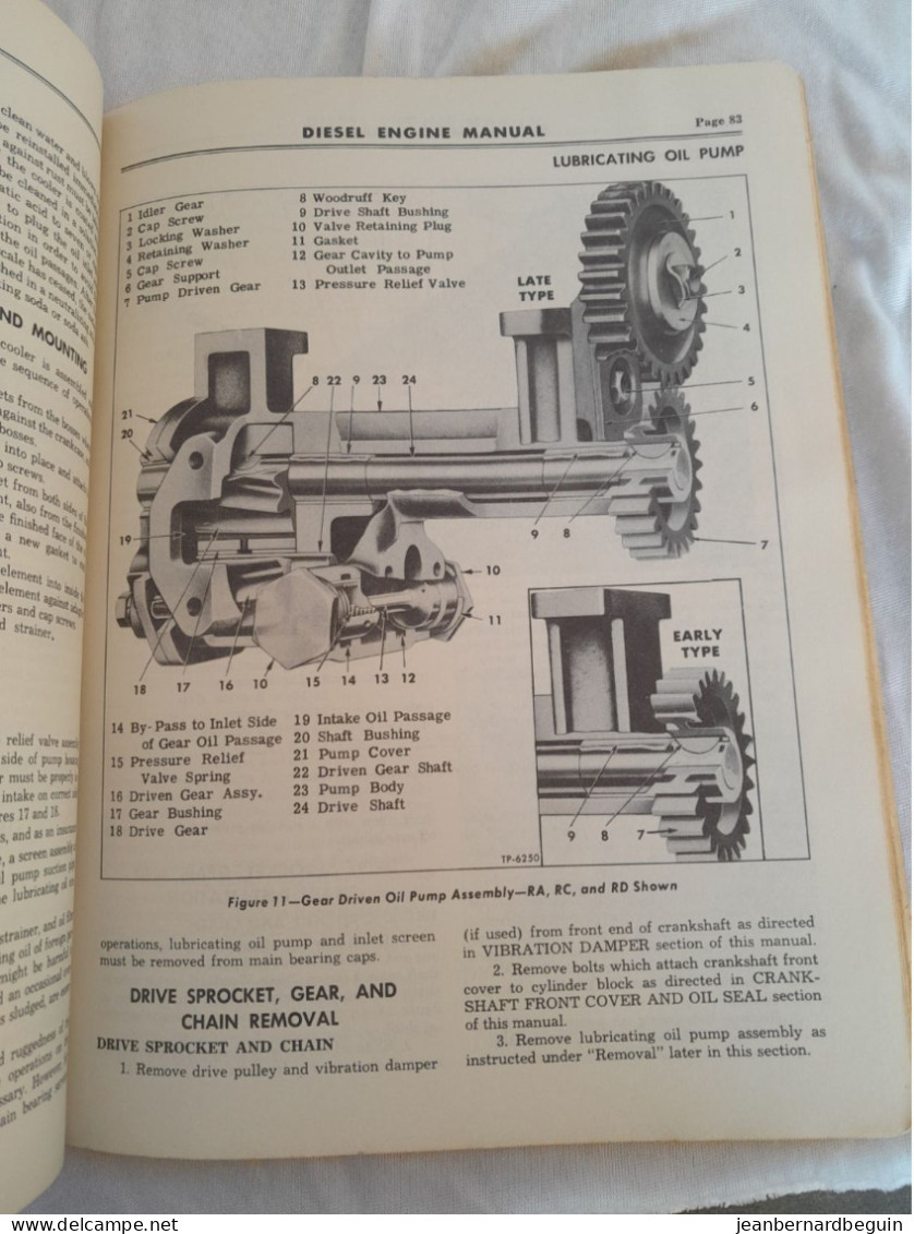 Revue Maintenance Manuel Gm Disel Engine 1952 - Auto