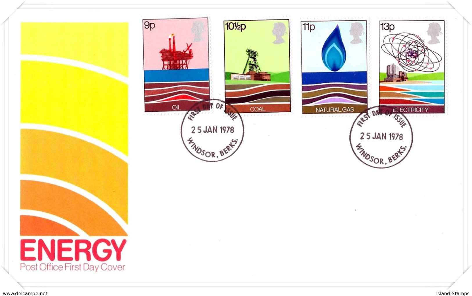 1978 Energy Unaddressed FDC Tt (2) - 1971-1980 Decimale  Uitgaven