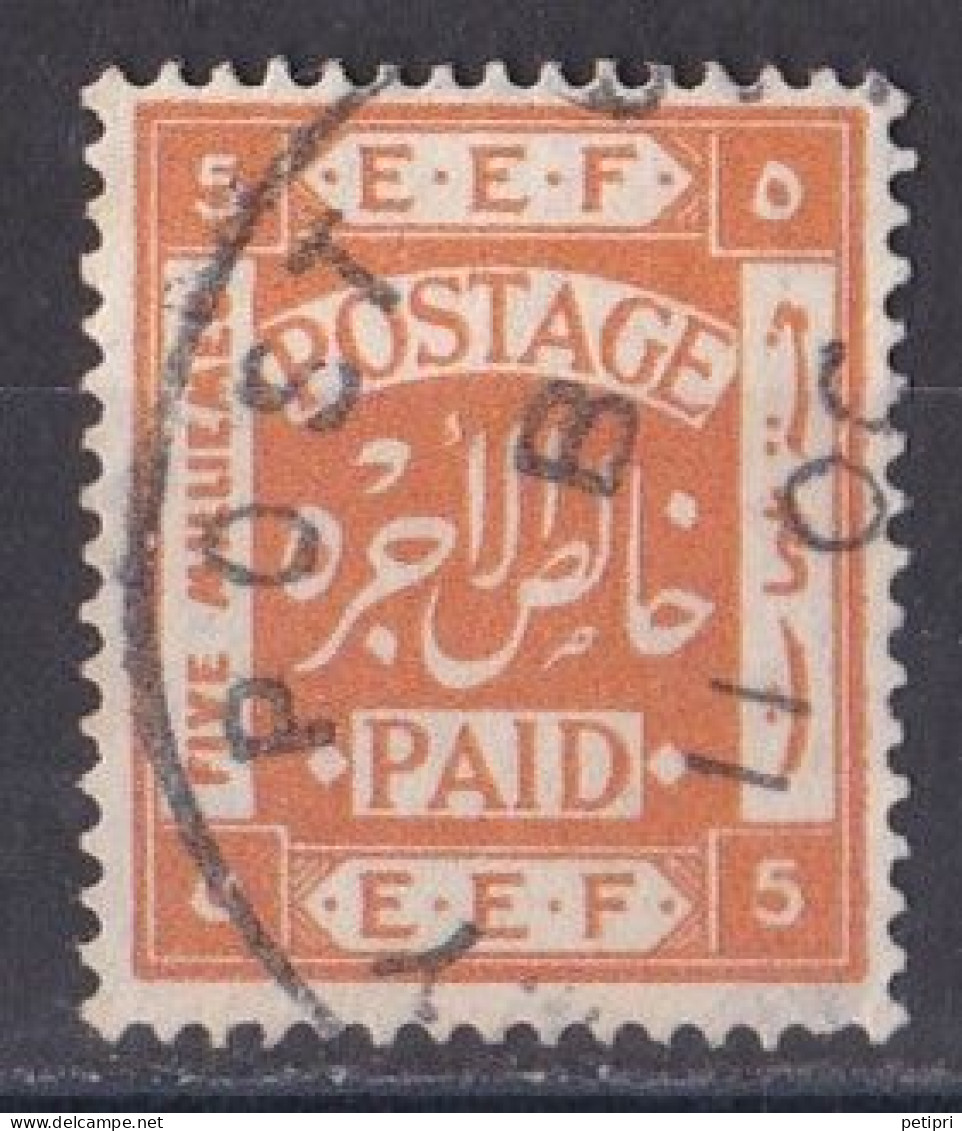 Palestine -  1918 -  Y&T  N °  8  Oblitéré - Palestine