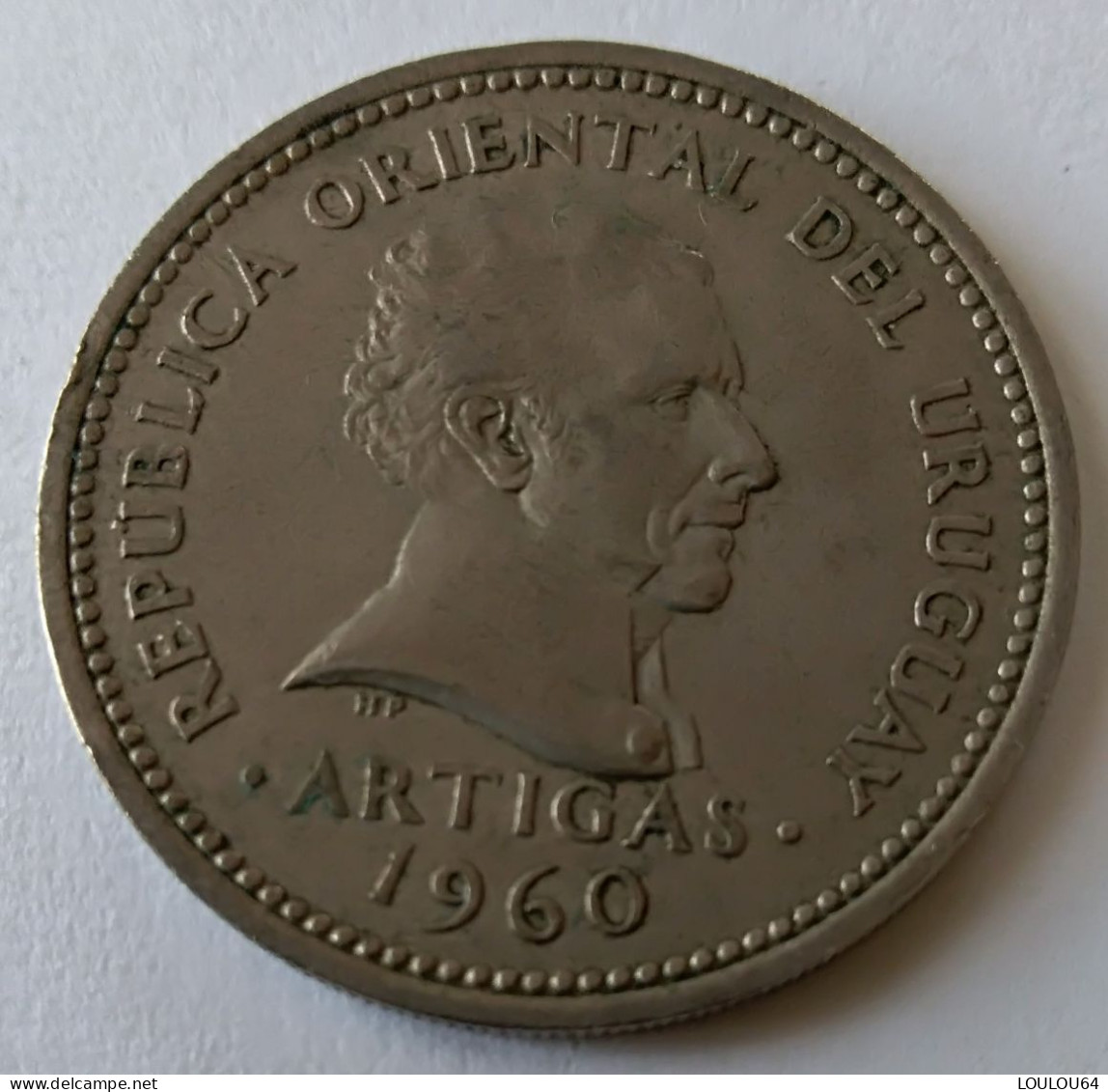 URUGUAY - 1 Peso 1960 - Cu -Ni - - Uruguay