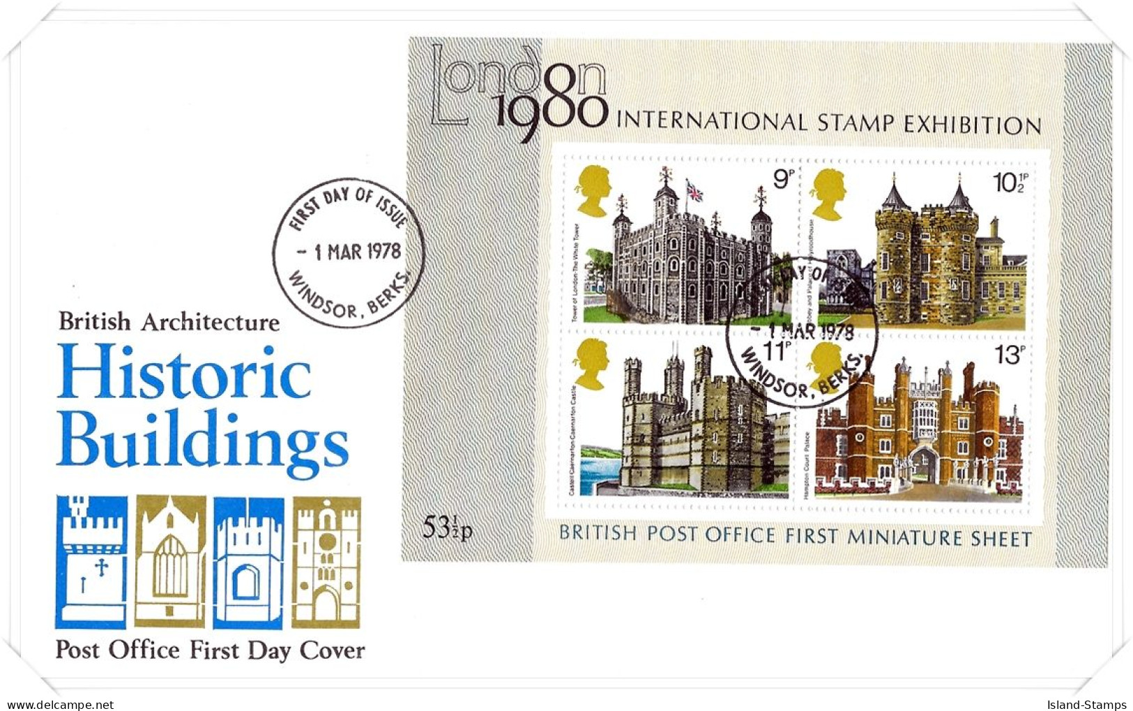 1978 Stamp Exibition Unaddressed FDC Tt - 1971-1980 Decimal Issues