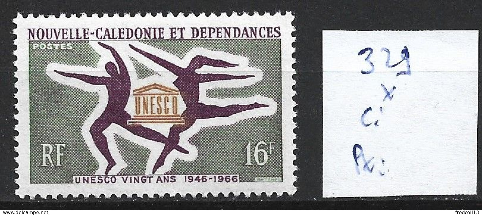 NOUVELLE-CALEDONIE 329 * Côte 3 € - Unused Stamps