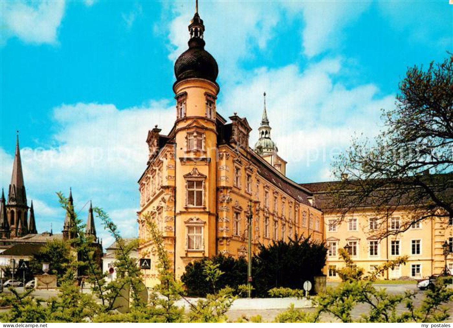 73005838 Oldenburg Niedersachsen Schloss Mit Lambertikirche Oldenburg Niedersach - Oldenburg