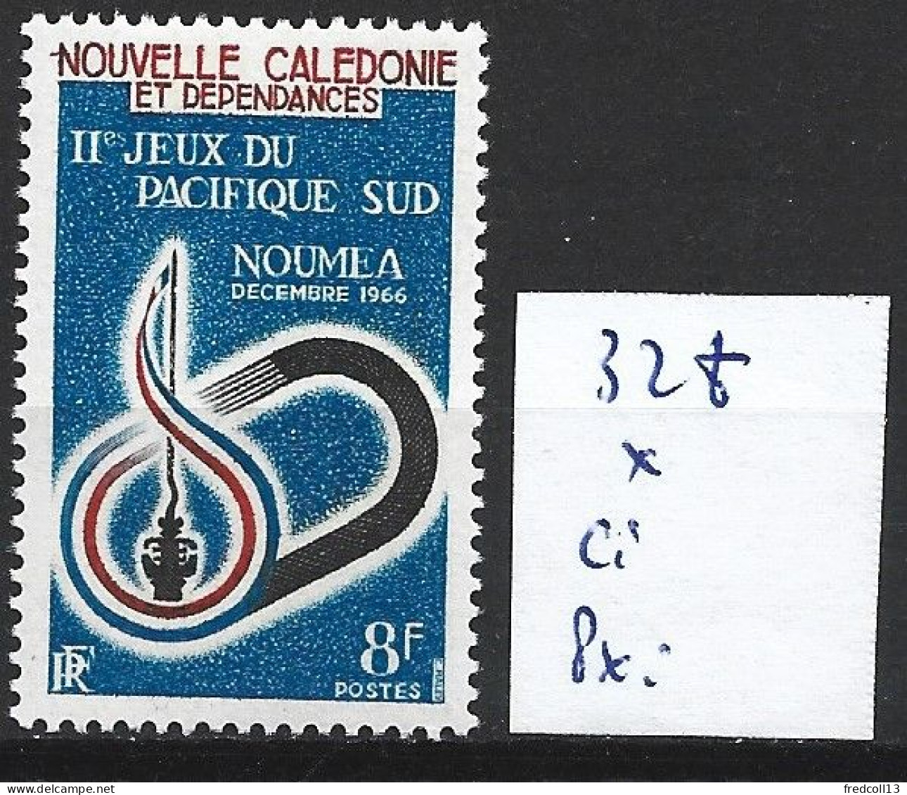 NOUVELLE-CALEDONIE 328 * Côte 2.10 € - Unused Stamps