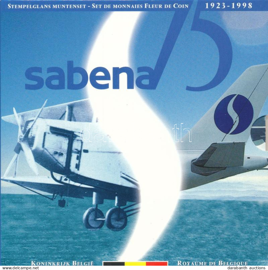 Belgium 1998. 50c - 50Fr (10xklf, 5x Vallon, 5x Flamand) Forgalmi Sor + "A Sabena Belga Légitársaság Alapításának 75. év - Ohne Zuordnung