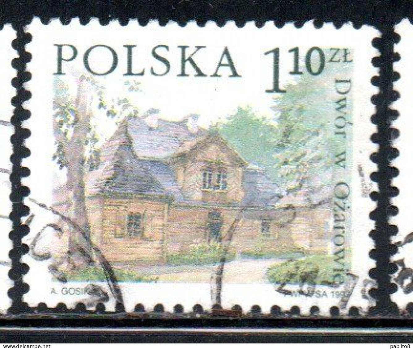 POLONIA POLAND POLSKA 1997 COUNTRY ESTATES OZAROWIE 1.10z USED USATO OBLITERE' - Usati