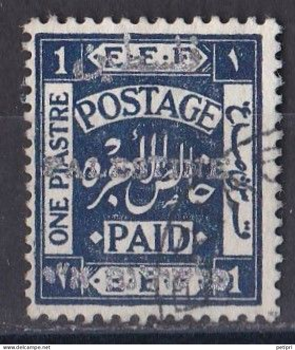 Palestine - 1920 -  Y&T  N ° 20  Oblitéré ( Surcharge Arabe 10 Mm ) - Palestine