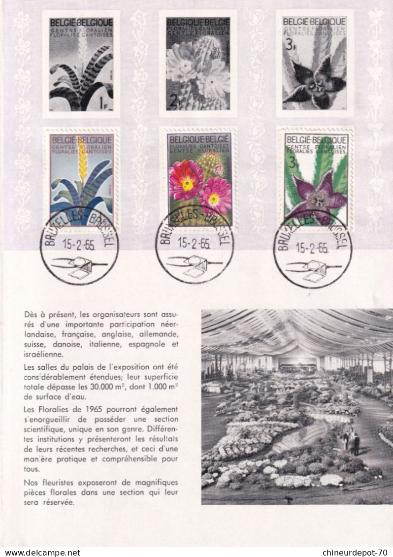 Administration Des Postes Belge émission D'une Série De Timbres Poste Spéciaux  N° 1965 édité En Français - Storia Postale
