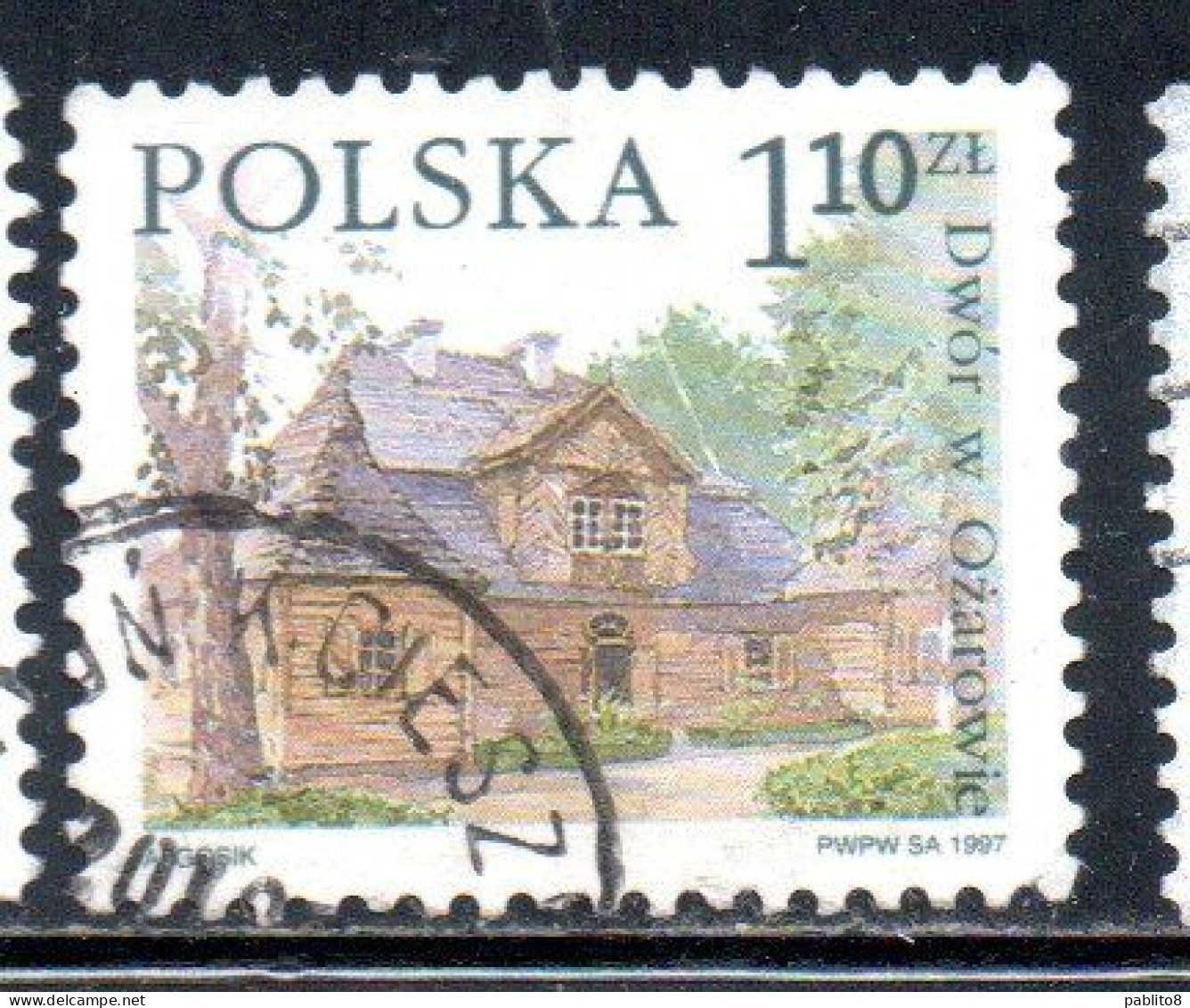 POLONIA POLAND POLSKA 1997 COUNTRY ESTATES OZAROWIE 1.10z USED USATO OBLITERE' - Gebraucht