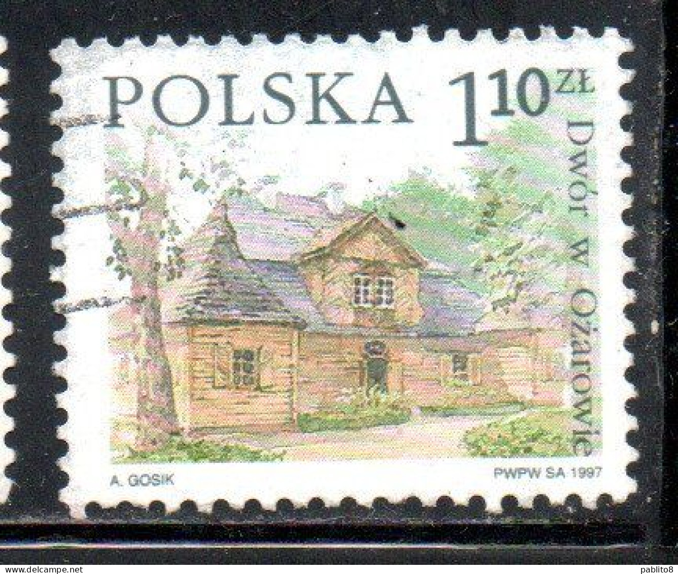 POLONIA POLAND POLSKA 1997 COUNTRY ESTATES OZAROWIE 1.10z USED USATO OBLITERE' - Oblitérés