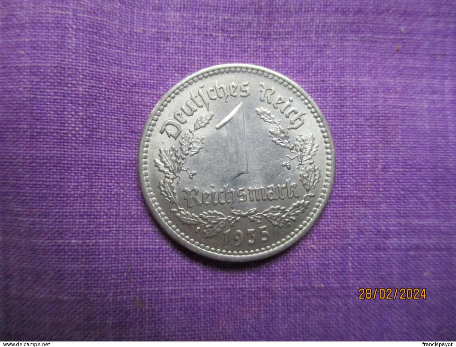 1 Reichmark 1935 A - 1 Reichsmark