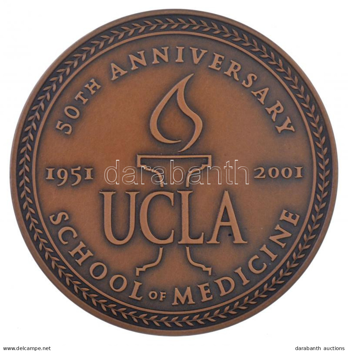 Amerikai Egyesült Államok 2001. "Az UCLA (Kaliforniai Egyetem) Orvosképzésének 50. évfordulója 1951-2001" Kétoldalas Br  - Non Classificati