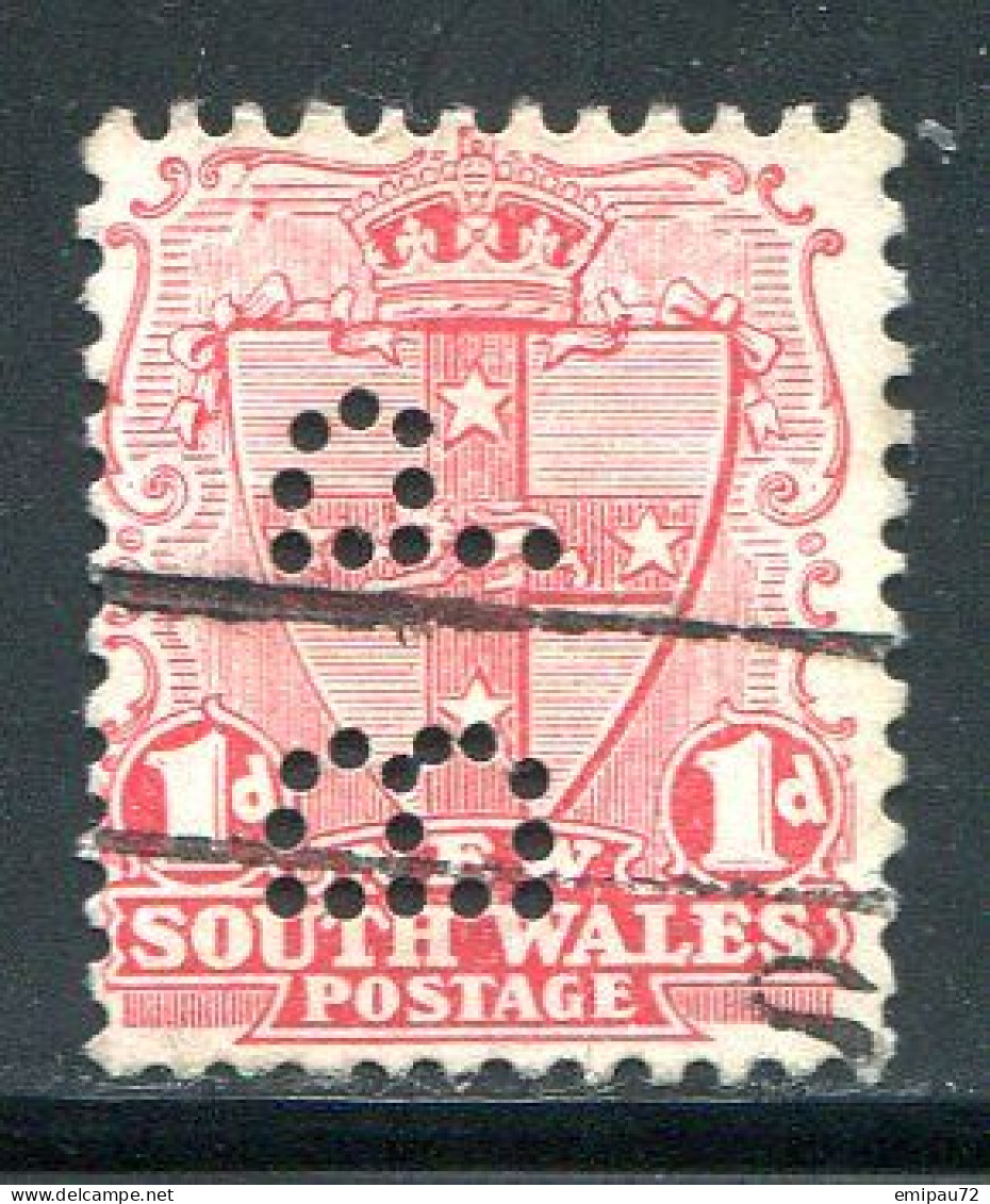NOUVELLES GALLES DU SUD- Y&T N°88- Oblitéré Et Perforé - Used Stamps