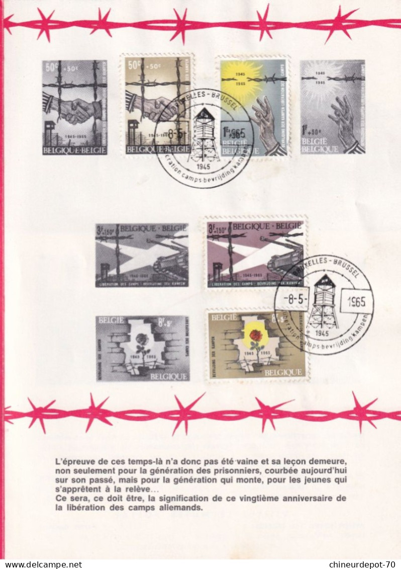 Administration Des Postes Belge émission D'une Série De Timbres Poste Spéciaux  N°10 1965 édité En Français - Lettres & Documents